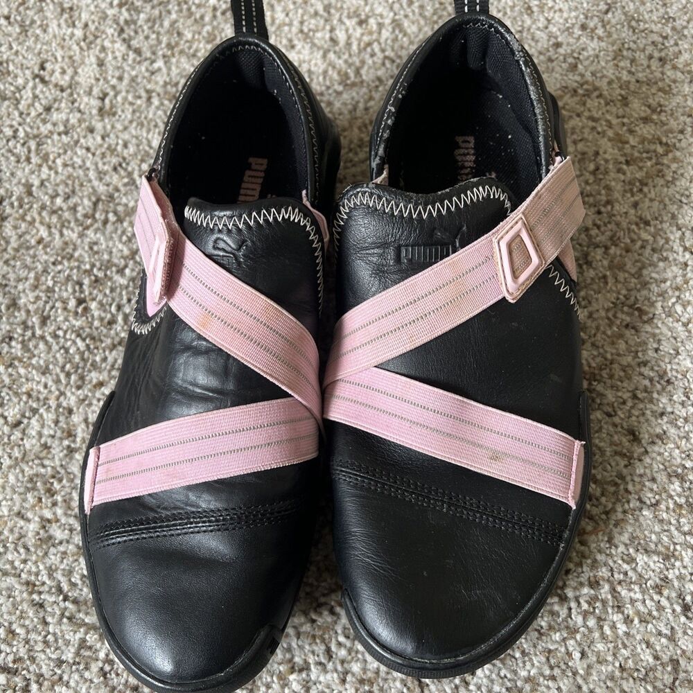 Puma Mostro OG Women's Vintage Black / Pink Shoes Sneakers Sz 10 Leather